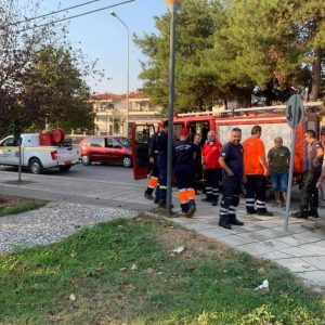 Φωτιά στα Λουτρά Θέρμης