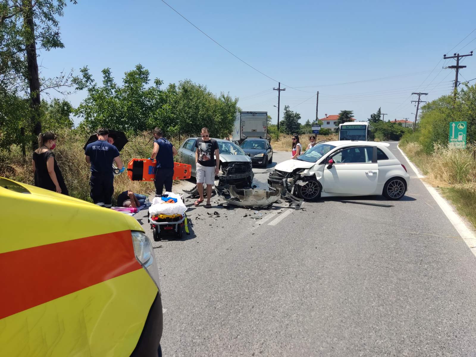 You are currently viewing Τροχαίο στην παλιά επαρχιακή οδό Θεσ/νίκης-Ν. Μουδανιών
